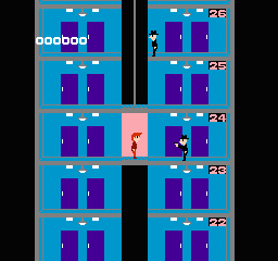 Elevator Action (USA) In game screenshot